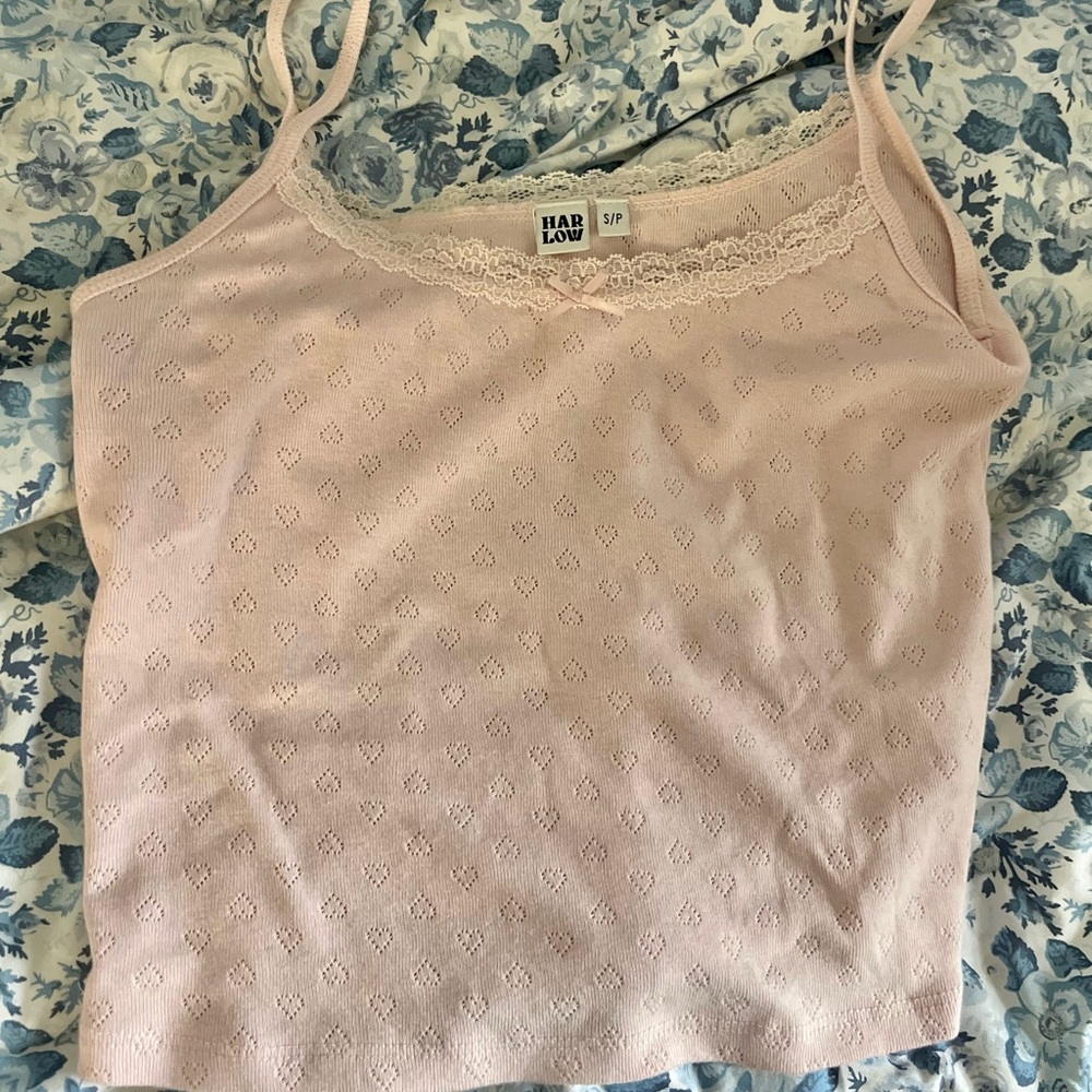 Harlow Baby Pink Small Tank Top